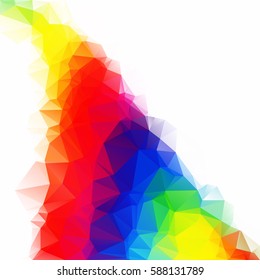 Colorful Polygonal Mosaic Background, Creative Design Templates
