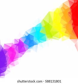 Colorful Polygonal Mosaic Background, Creative Design Templates