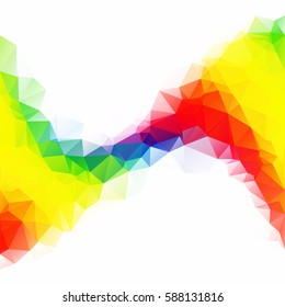 Colorful Polygonal Mosaic Background, Creative Design Templates