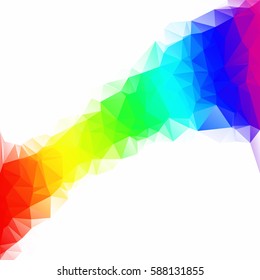 Colorful Polygonal Mosaic Background, Creative Design Templates