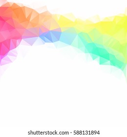 Colorful Polygonal Mosaic Background, Creative Design Templates