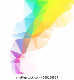 Colorful Polygonal Mosaic Background, Creative Design Templates