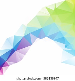 Colorful Polygonal Mosaic Background, Creative Design Templates
