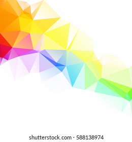 Colorful Polygonal Mosaic Background, Creative Design Templates