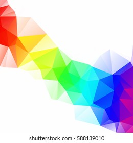 Colorful Polygonal Mosaic Background, Creative Design Templates