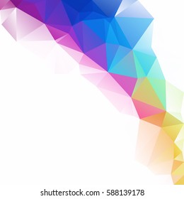 Colorful Polygonal Mosaic Background, Creative Design Templates