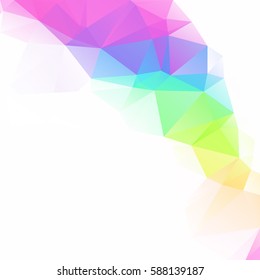 Colorful Polygonal Mosaic Background, Creative Design Templates