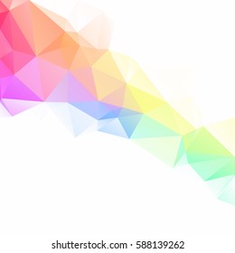 Colorful Polygonal Mosaic Background, Creative Design Templates