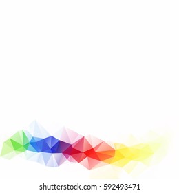 Colorful Polygonal Mosaic Background, Creative Design Templates