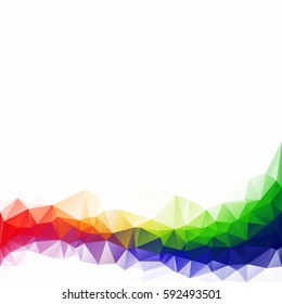 Colorful Polygonal Mosaic Background, Creative Design Templates
