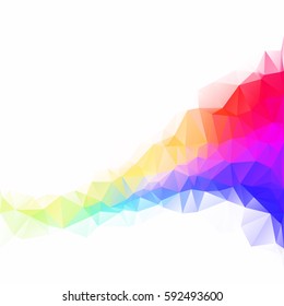 Colorful Polygonal Mosaic Background, Creative Design Templates