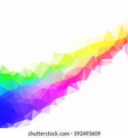 Colorful Polygonal Mosaic Background, Creative Design Templates