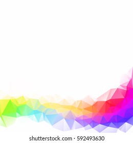 Colorful Polygonal Mosaic Background, Creative Design Templates