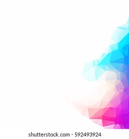 Colorful Polygonal Mosaic Background, Creative Design Templates