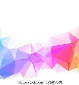 Colorful Polygonal Mosaic Background, Creative Design Templates