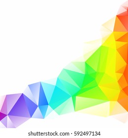 Colorful Polygonal Mosaic Background, Creative Design Templates