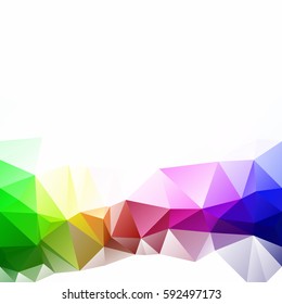 Colorful Polygonal Mosaic Background, Creative Design Templates