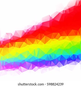 Colorful Polygonal Mosaic Background, Creative Design Templates