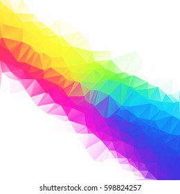 Colorful Polygonal Mosaic Background, Creative Design Templates