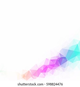 Colorful Polygonal Mosaic Background, Creative Design Templates