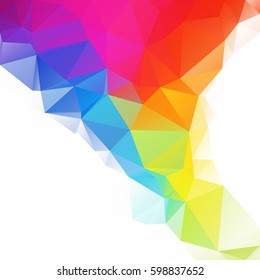 Colorful Polygonal Mosaic Background, Creative Design Templates