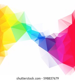 Colorful Polygonal Mosaic Background, Creative Design Templates