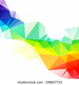 Colorful Polygonal Mosaic Background, Creative Design Templates