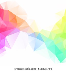 Colorful Polygonal Mosaic Background, Creative Design Templates