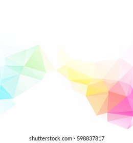 Colorful Polygonal Mosaic Background, Creative Design Templates