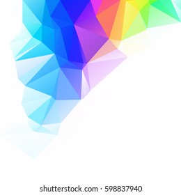 Colorful Polygonal Mosaic Background, Creative Design Templates
