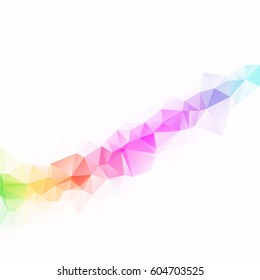 Colorful Polygonal Mosaic Background, Creative Design Templates