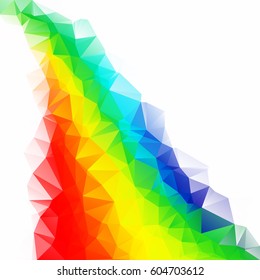 Colorful Polygonal Mosaic Background, Creative Design Templates