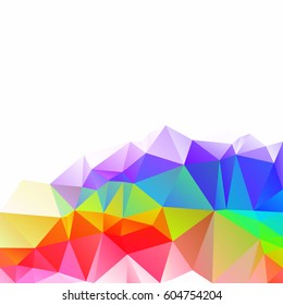 Colorful Polygonal Mosaic Background, Creative Design Templates