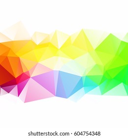 Colorful Polygonal Mosaic Background, Creative Design Templates