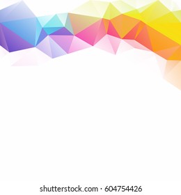 Colorful Polygonal Mosaic Background, Creative Design Templates