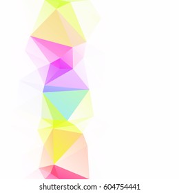 Colorful Polygonal Mosaic Background, Creative Design Templates