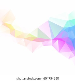 Colorful Polygonal Mosaic Background, Creative Design Templates