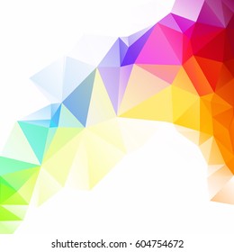 Colorful Polygonal Mosaic Background, Creative Design Templates