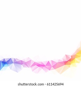 Colorful Polygonal Mosaic Background, Creative Design Templates