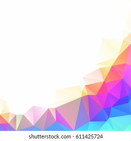 Colorful Polygonal Mosaic Background, Creative Design Templates