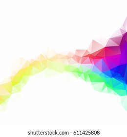 Colorful Polygonal Mosaic Background, Creative Design Templates