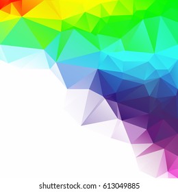 Colorful Polygonal Mosaic Background, Creative Design Templates