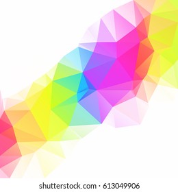Colorful Polygonal Mosaic Background, Creative Design Templates