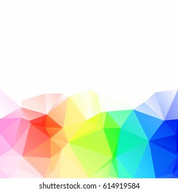 Colorful Polygonal Mosaic Background, Creative Design Templates