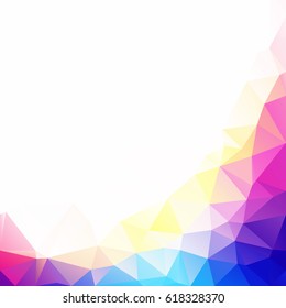 Colorful Polygonal Mosaic Background, Creative Design Templates