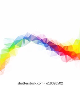 Colorful Polygonal Mosaic Background, Creative Design Templates