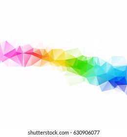 Colorful Polygonal Mosaic Background, Creative Design Templates