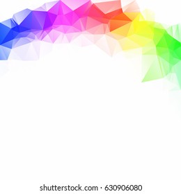 Colorful Polygonal Mosaic Background, Creative Design Templates