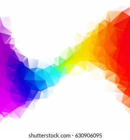 Colorful Polygonal Mosaic Background, Creative Design Templates