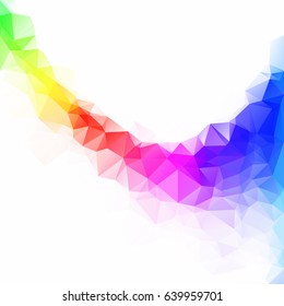 Colorful Polygonal Mosaic Background, Creative Design Templates